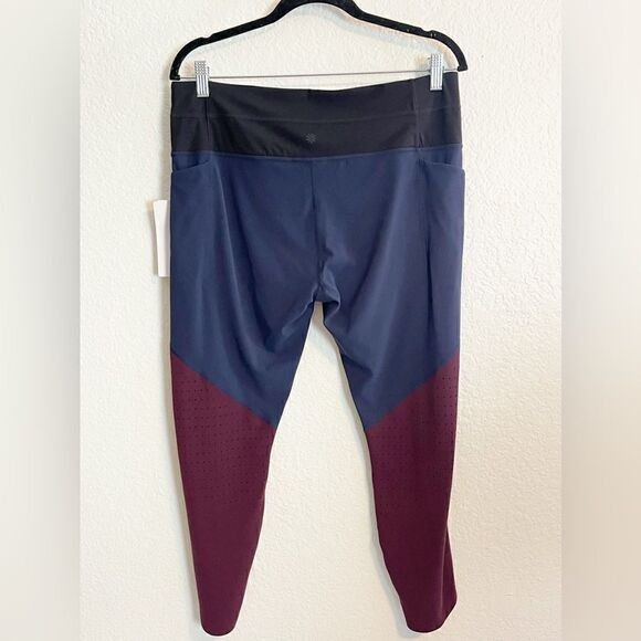 Athleta Chakra Colorblock 7/8 Leggings Women’s Small Stretch. NWT. XL - Picture 5 of 9